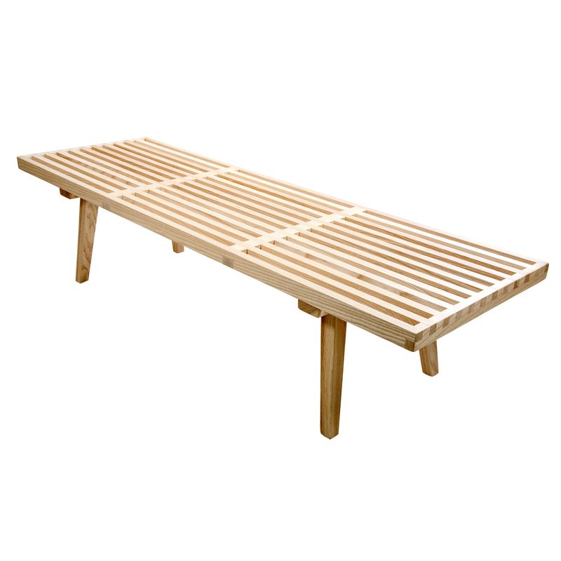 EMFURN Mid-Century Inwood Platform Bench - 5 Feet