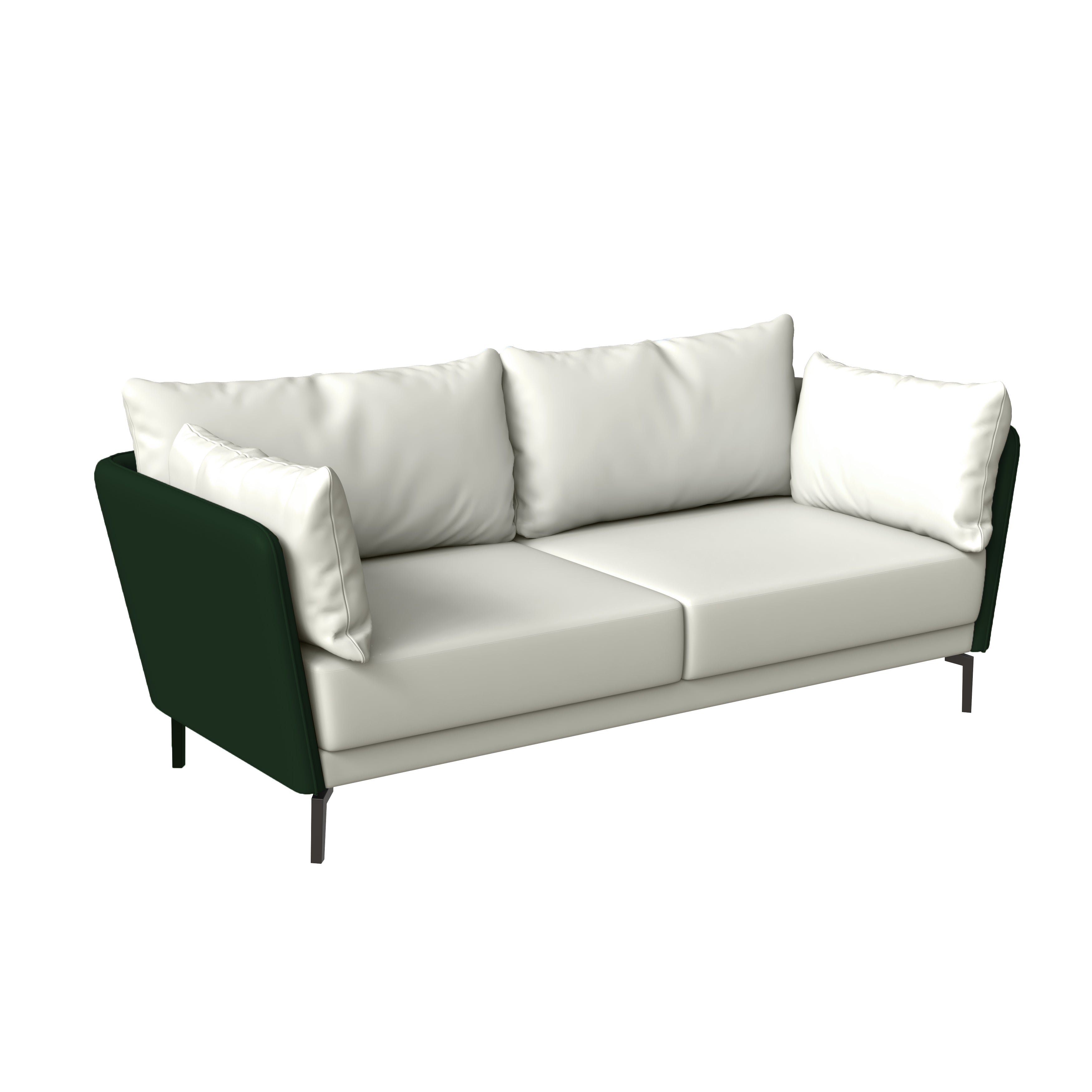 Luxify Collection Three Seater Sofa in Green