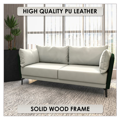 Luxify Collection Three Seater Sofa in Green