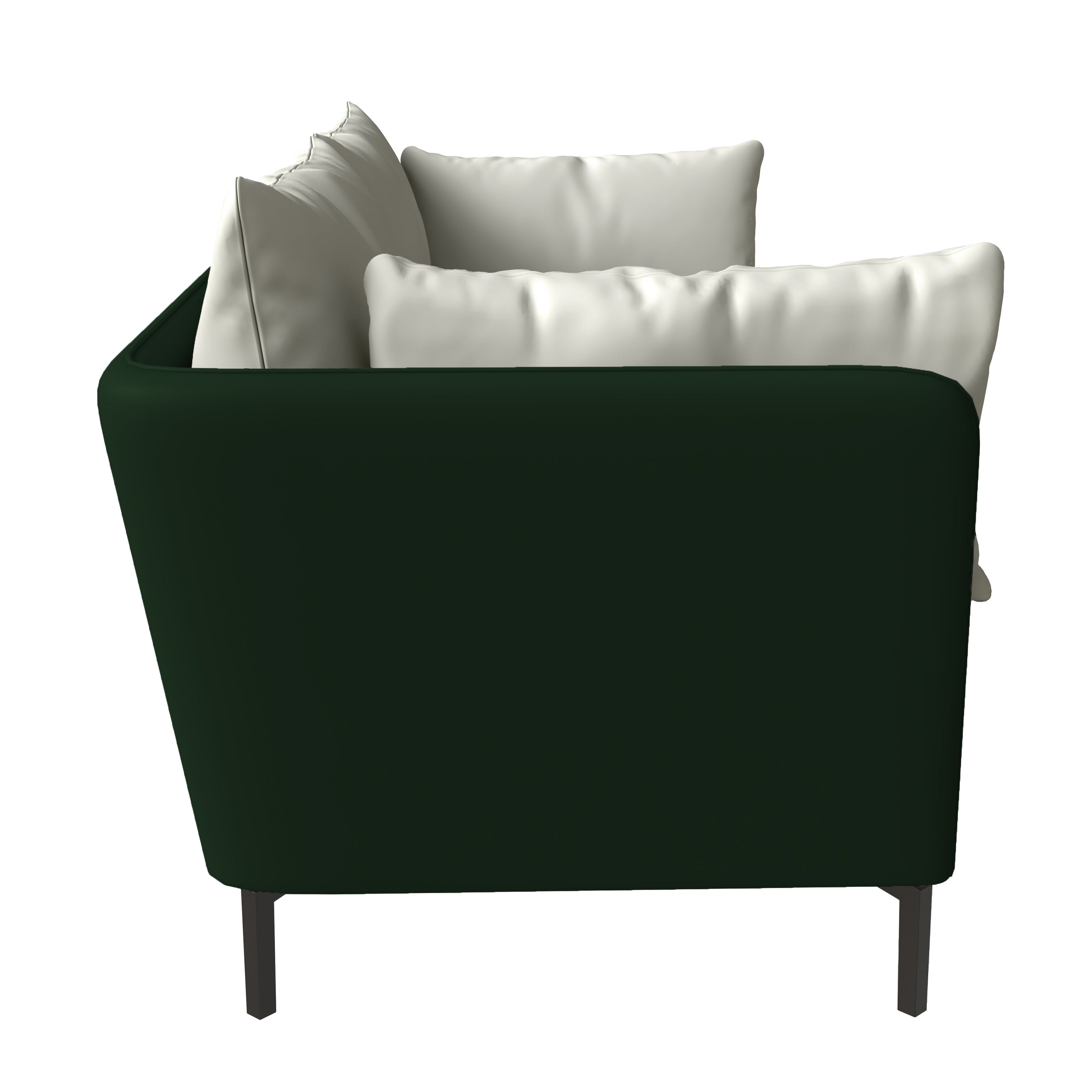 Luxify Collection Three Seater Sofa in Green