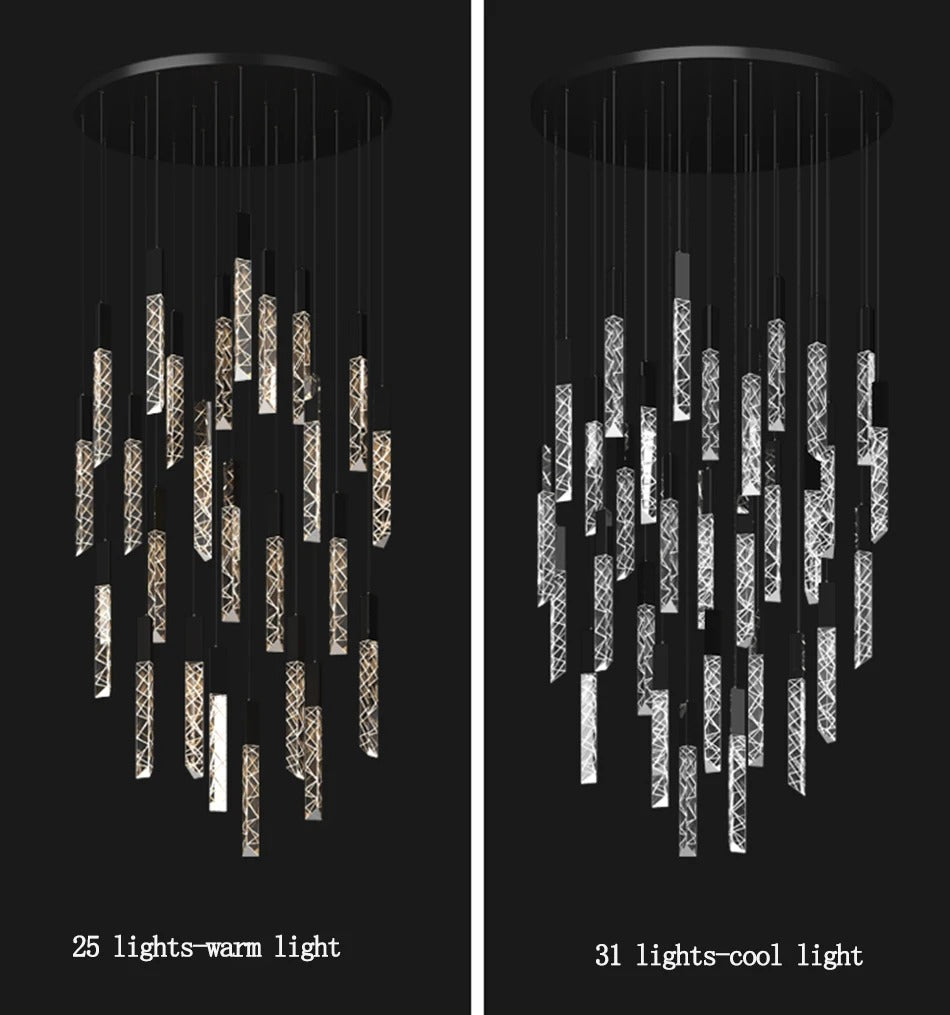 Large Crystal Chandelier for High Ceiling