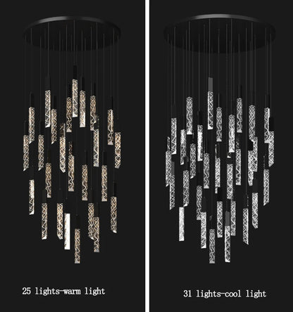 Large Crystal Chandelier for High Ceiling