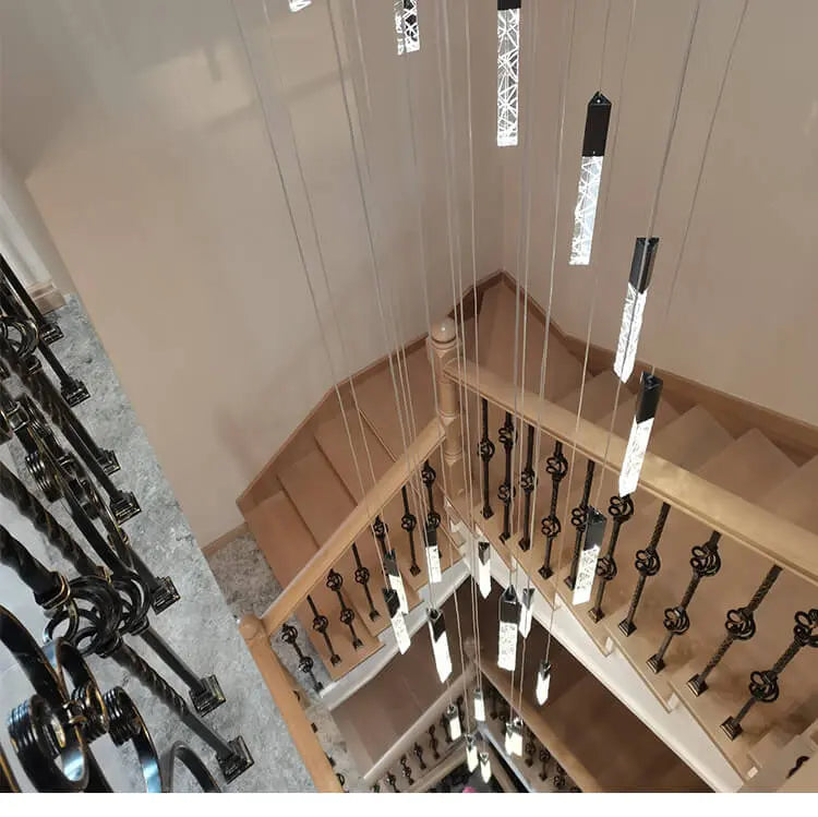 Large Crystal Chandelier for High Ceiling