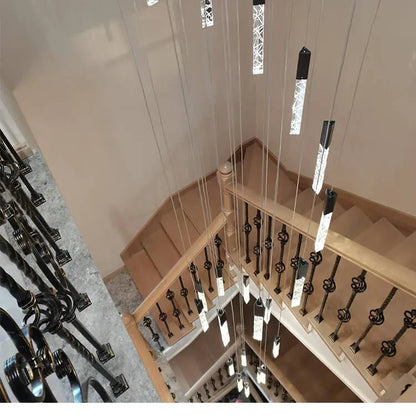 Large Crystal Chandelier for High Ceiling