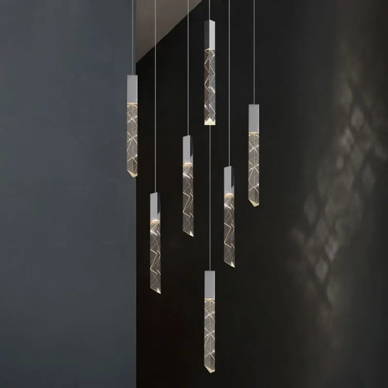 Large Crystal Chandelier for High Ceiling