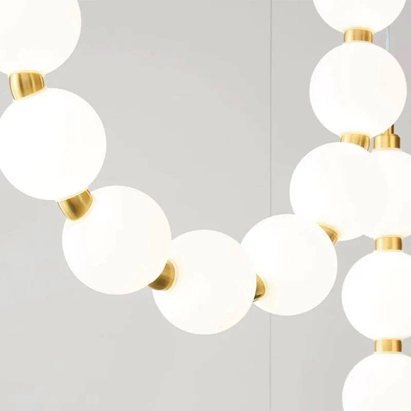 Lexi Modern Acrylic Orb Chandelier