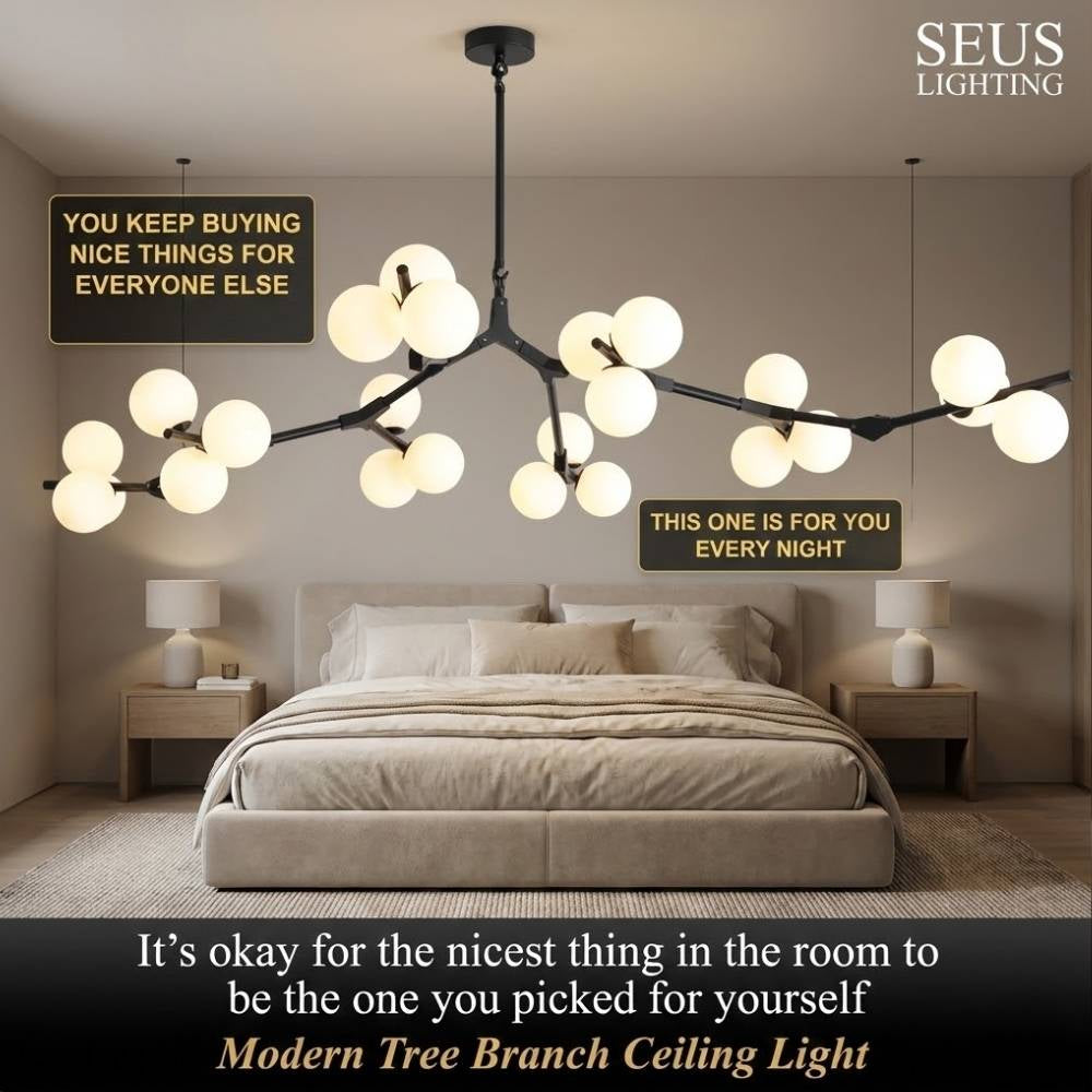 Lio Modern Tree Branch Ceiling Light Fixture