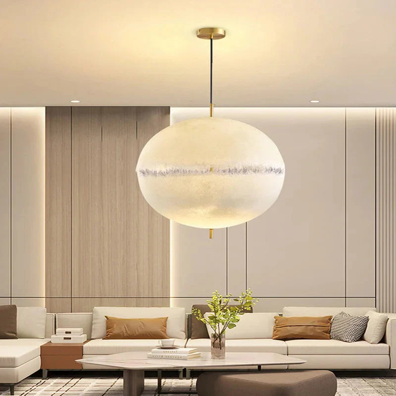 Lissa Copper Sphere Pendant Lamp Chandelier