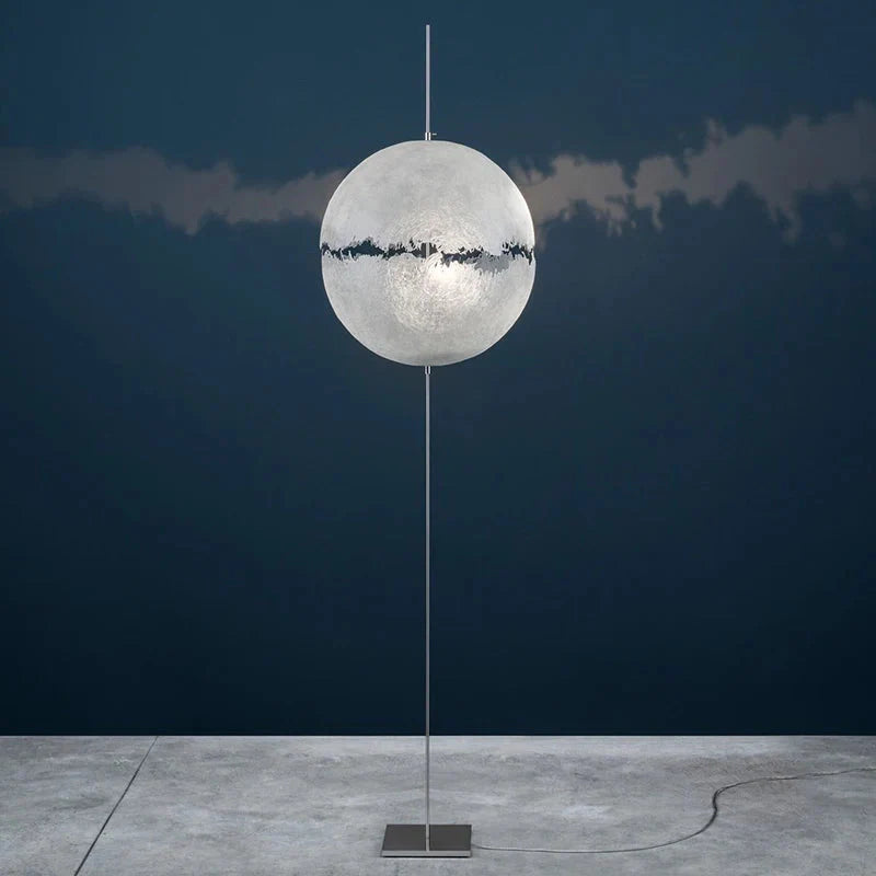 Lissa Modern Led White Sphere Floor Lamp