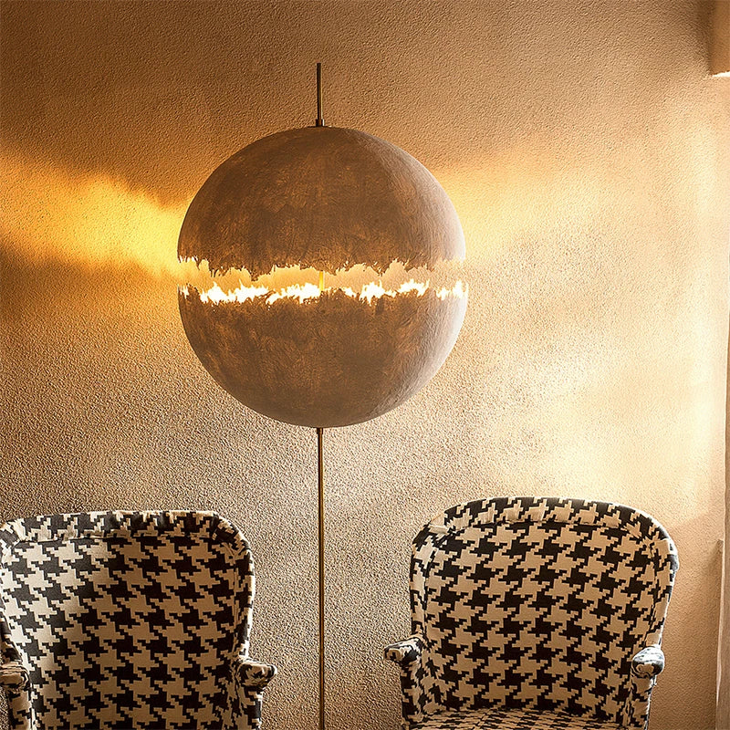 Lissa Modern Led White Sphere Floor Lamp