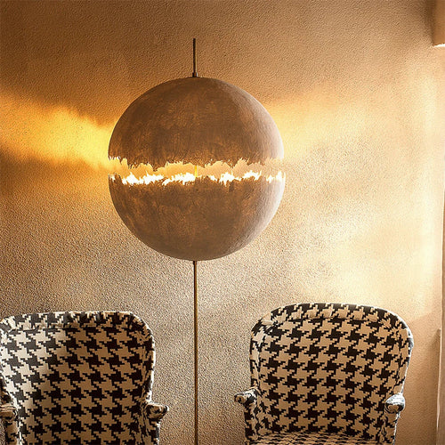 Lissa Modern Led White Sphere Floor Lamp