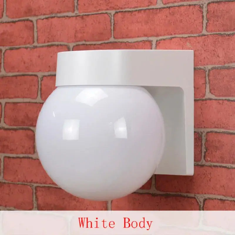 Modern Led Outdoor Globe Wall Light