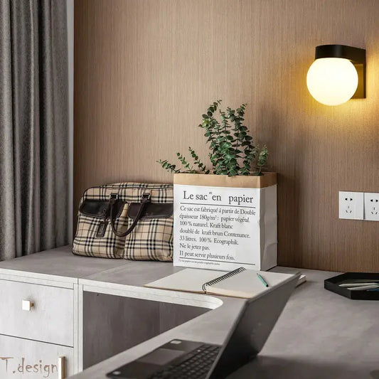 Modern Led Outdoor Globe Wall Light