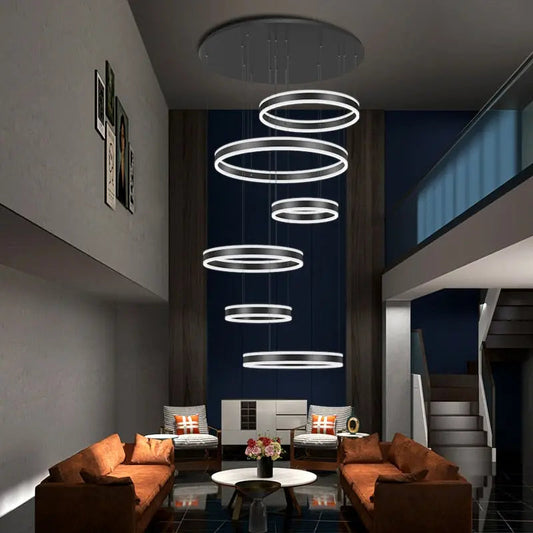 Lucy Modern Staircase Chandelier