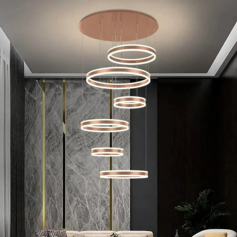 Lucy Modern Staircase Chandelier