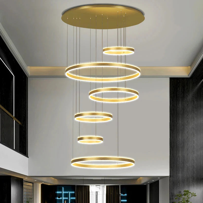 Lucy Modern Staircase Chandelier