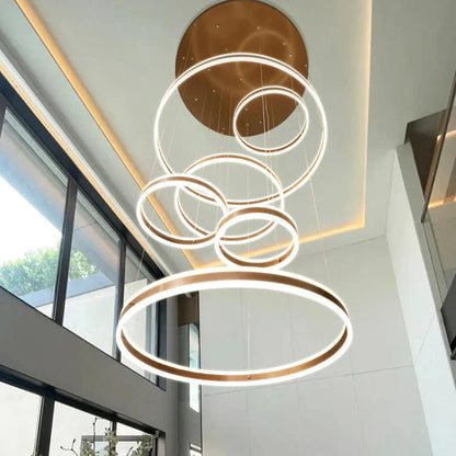 Lucy Modern Staircase Chandelier