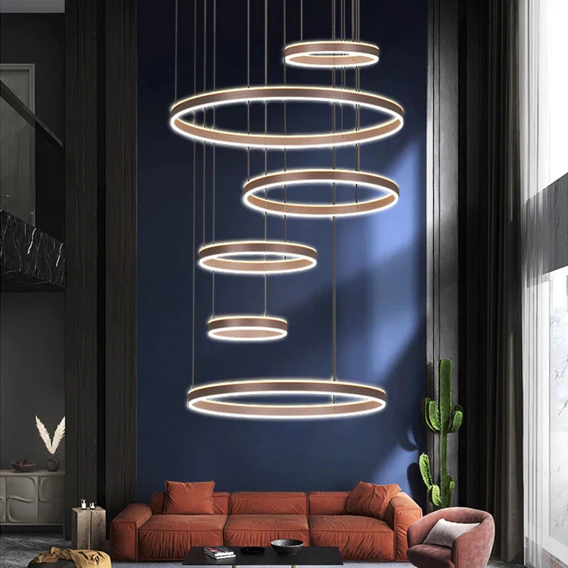 Lucy Modern Staircase Chandelier