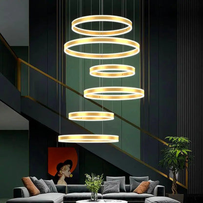 Lucy Modern Staircase Chandelier