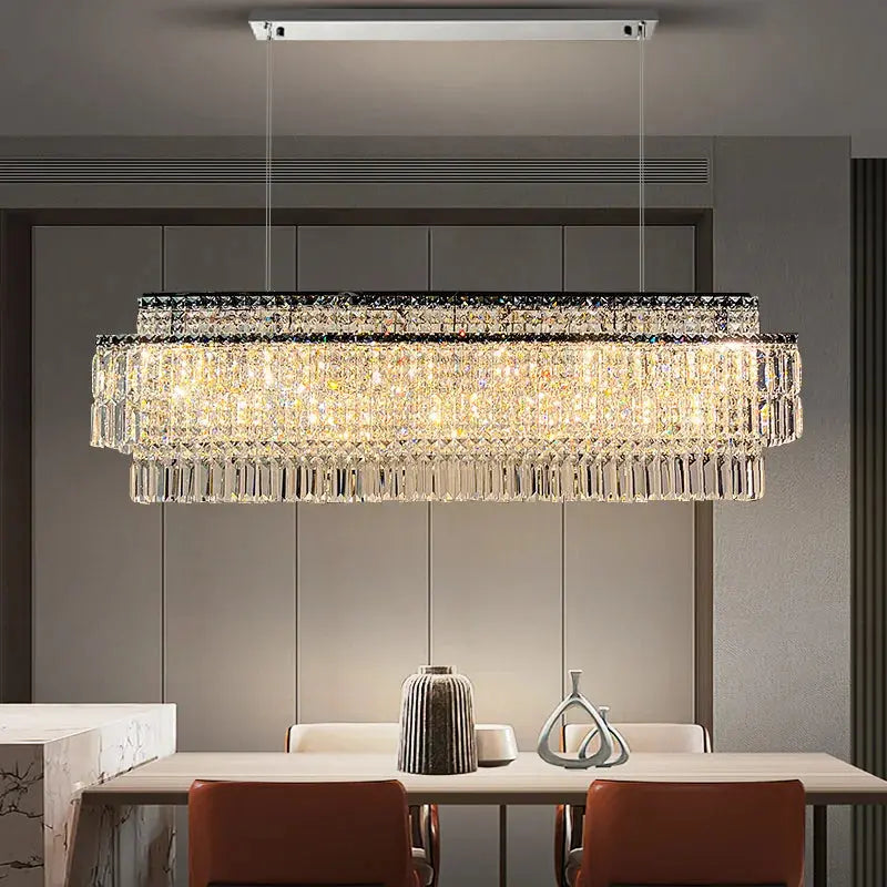 Luxury Linear Krsystal Chandelier