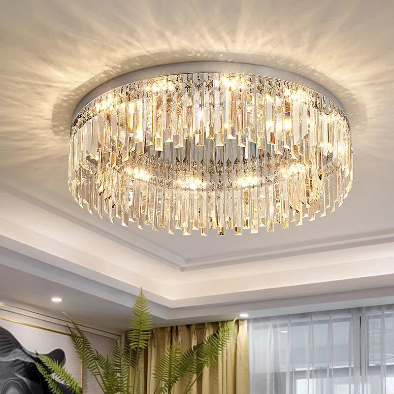 Lyla Crystal Flush Mount Ceiling Light