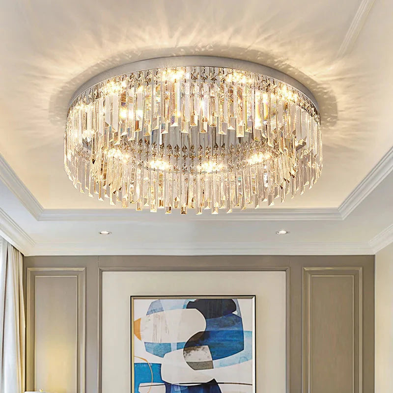 Lyla Crystal Flush Mount Ceiling Light