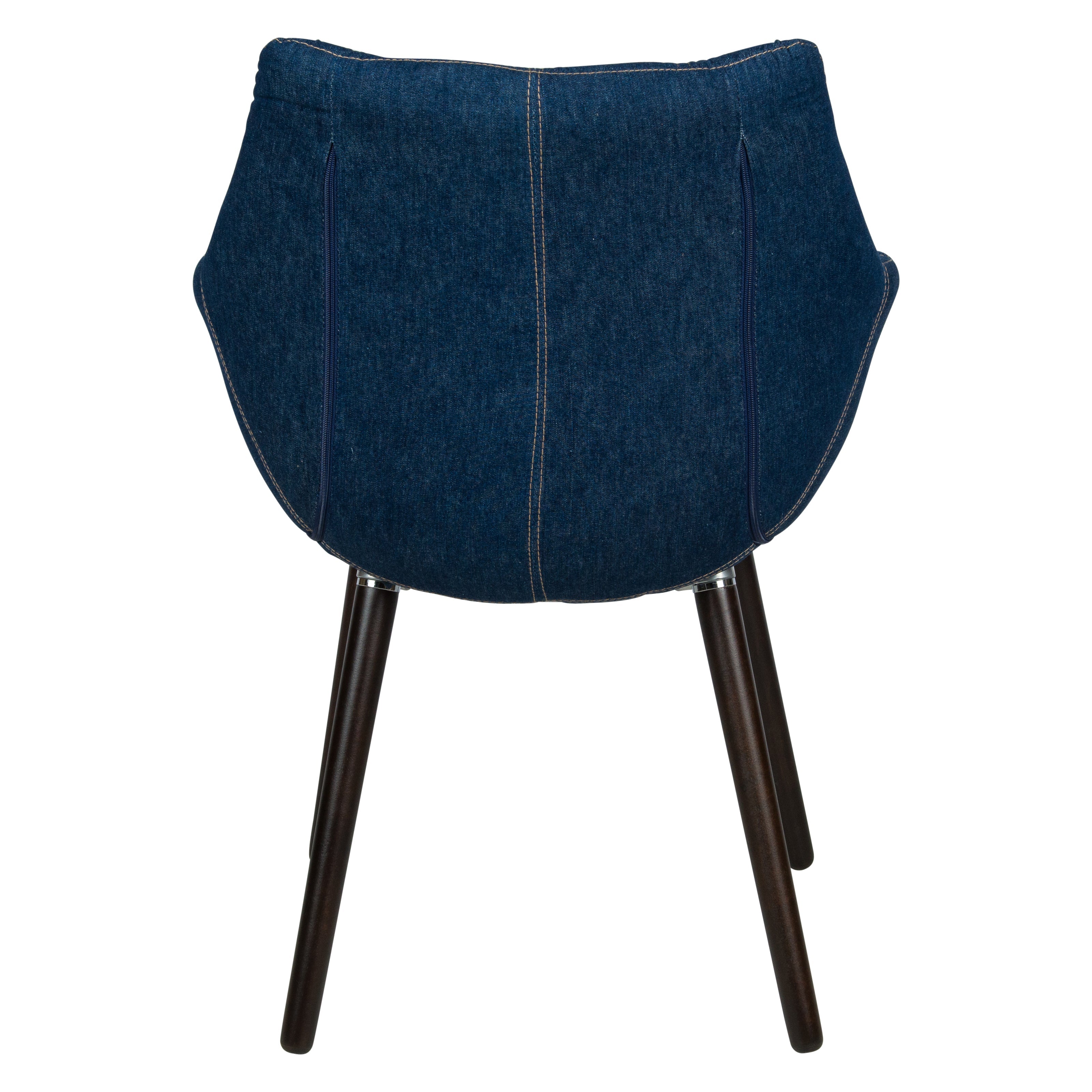 Hugo Tufted Denim Lounge Chair - Set of 4