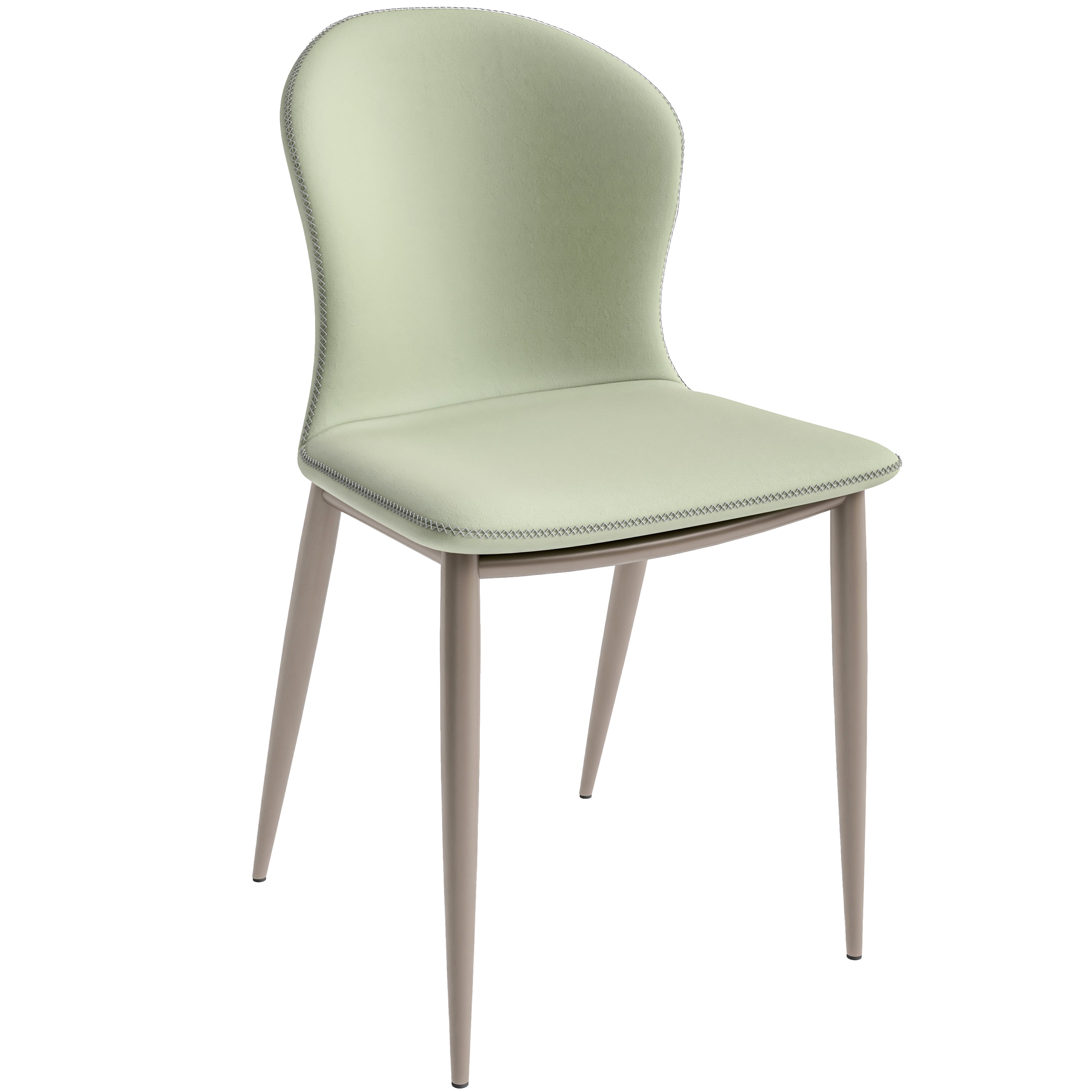 Mosaic Collection Modern Dining Chair in Light Grey