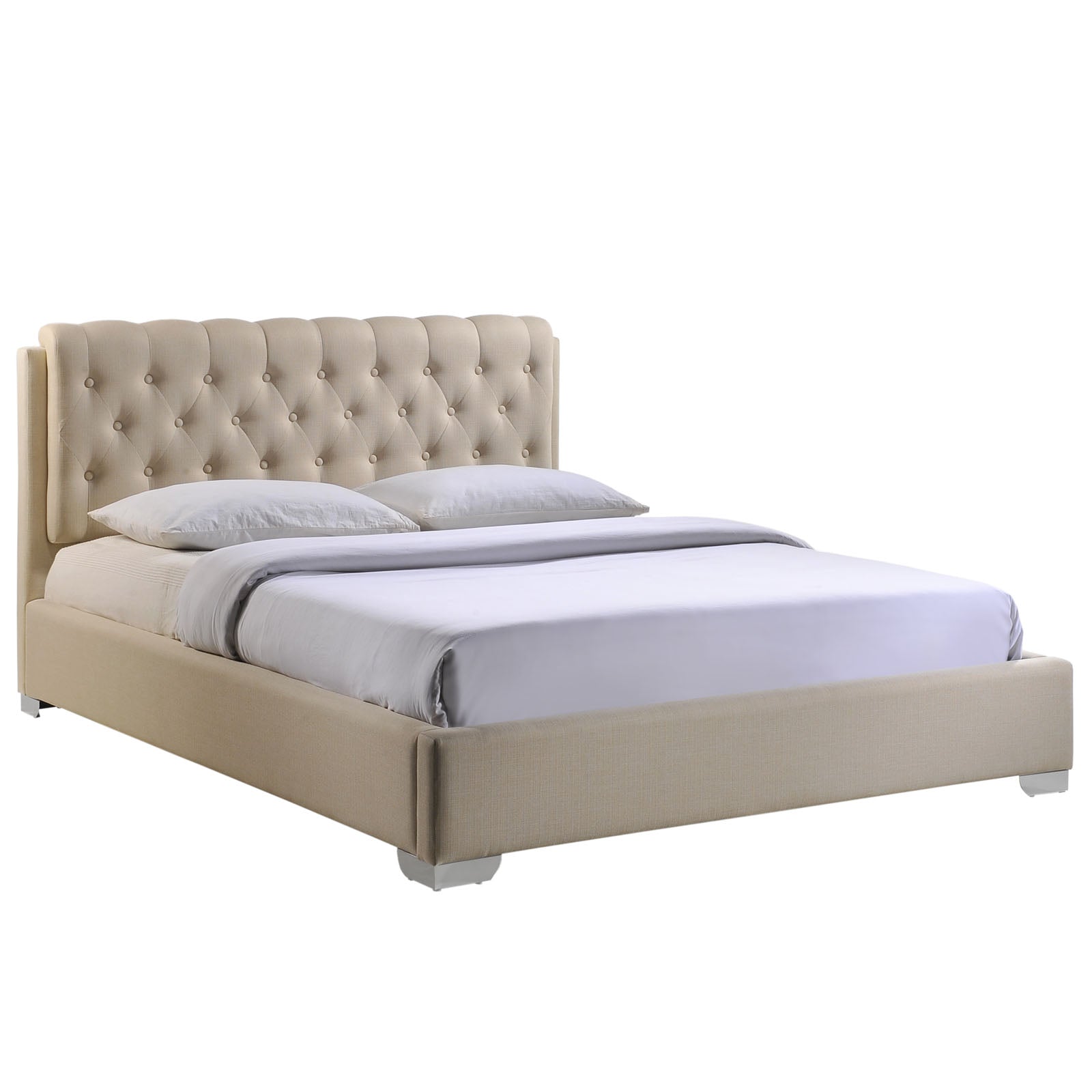 Amelia Queen Fabric Bed