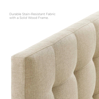 Lily Queen Upholstered Fabric Headboard