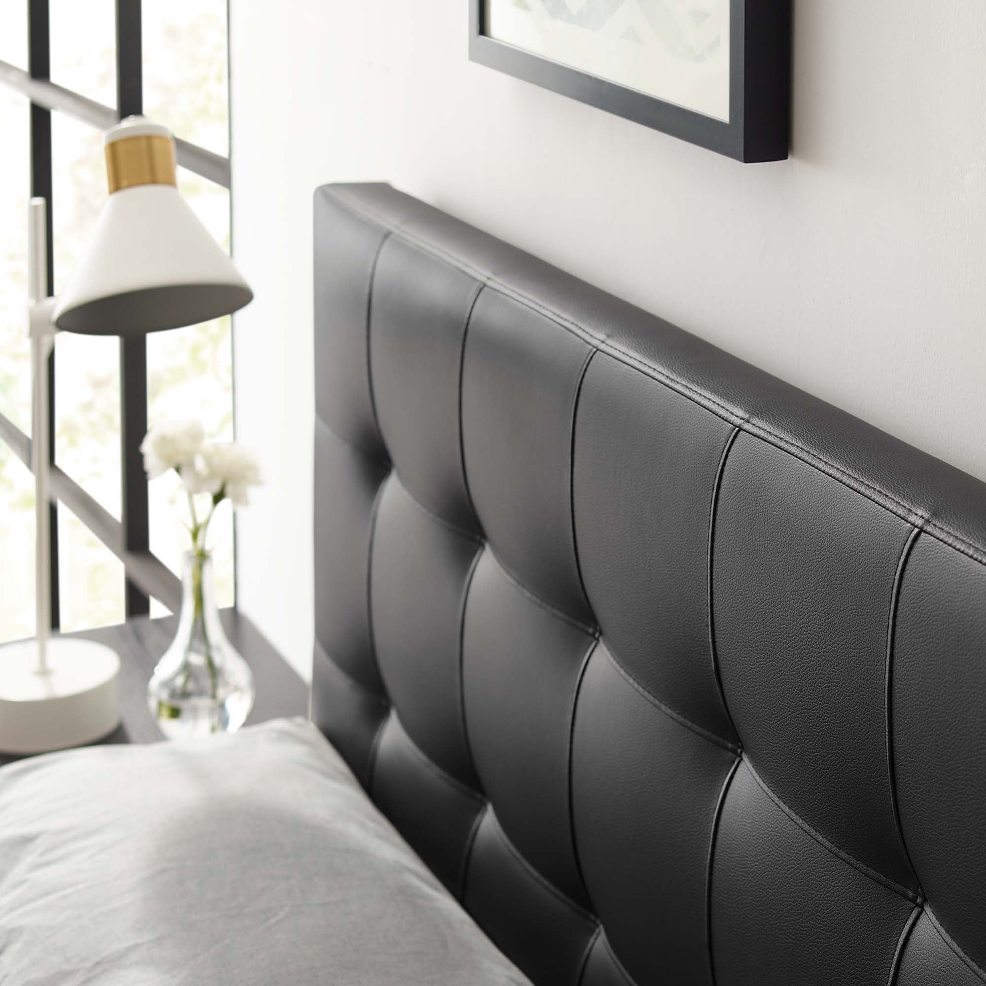 Lily King Upholstered Vinyl Headboard