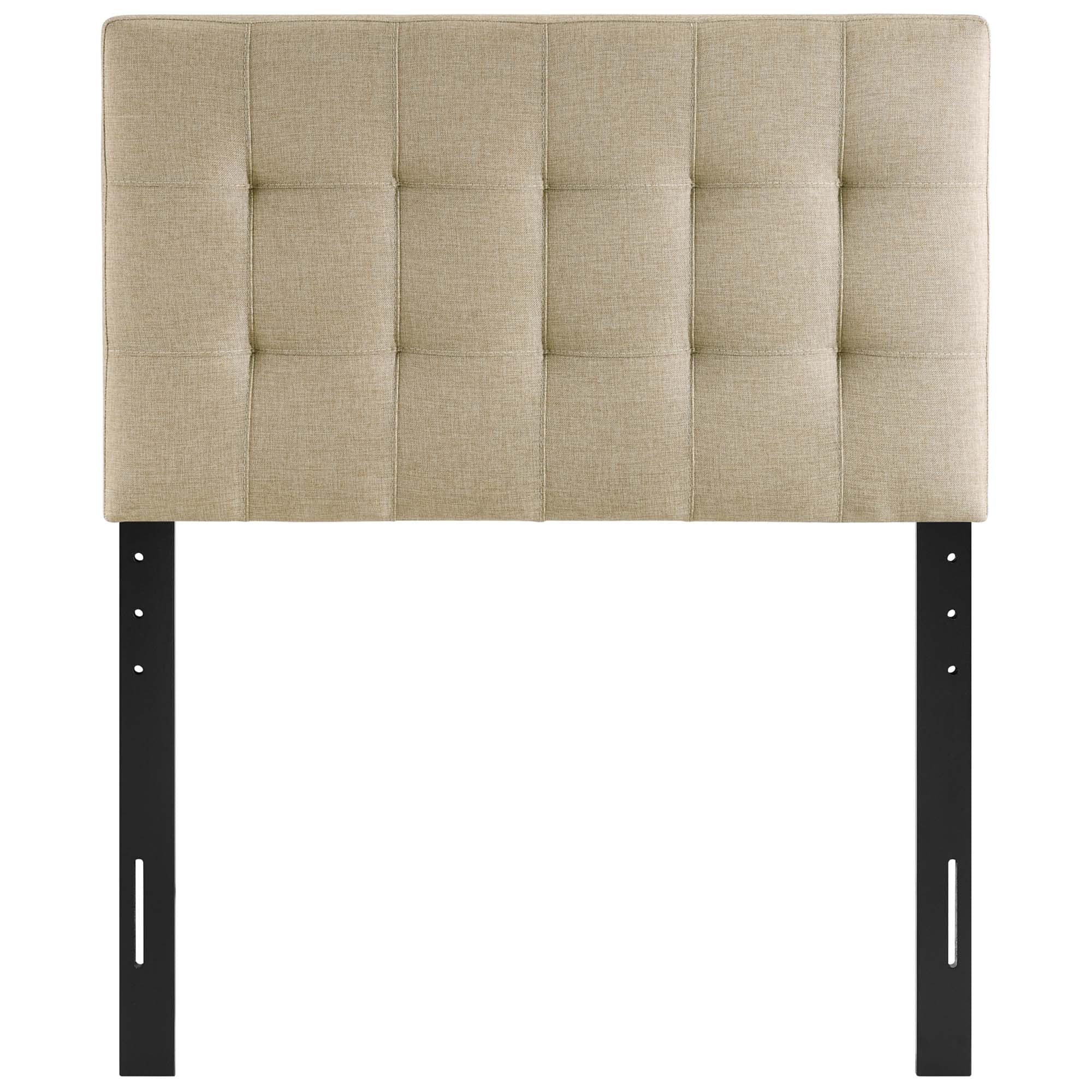 Lily Twin Upholstered Fabric Headboard