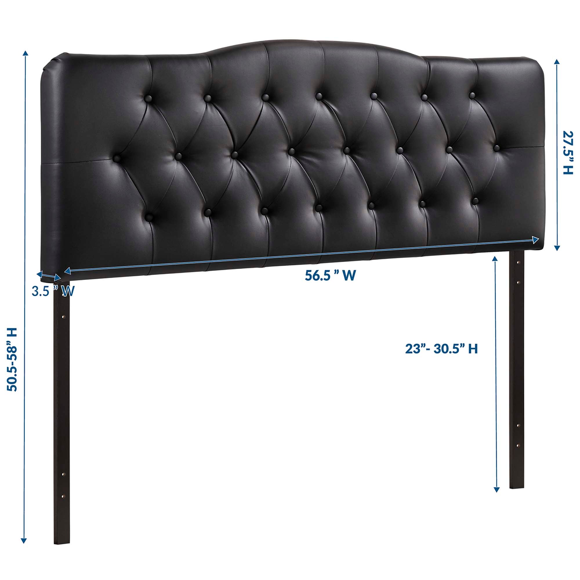 Annabel Full Upholstered Vinyl Headboard