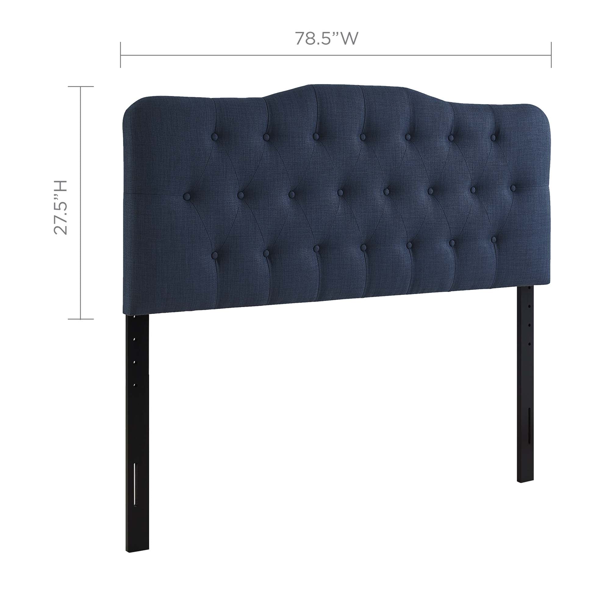 Annabel King Upholstered Fabric Headboard