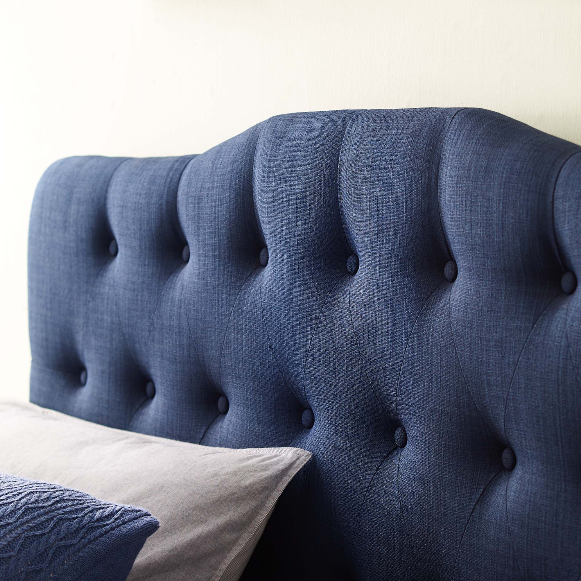 Annabel King Upholstered Fabric Headboard