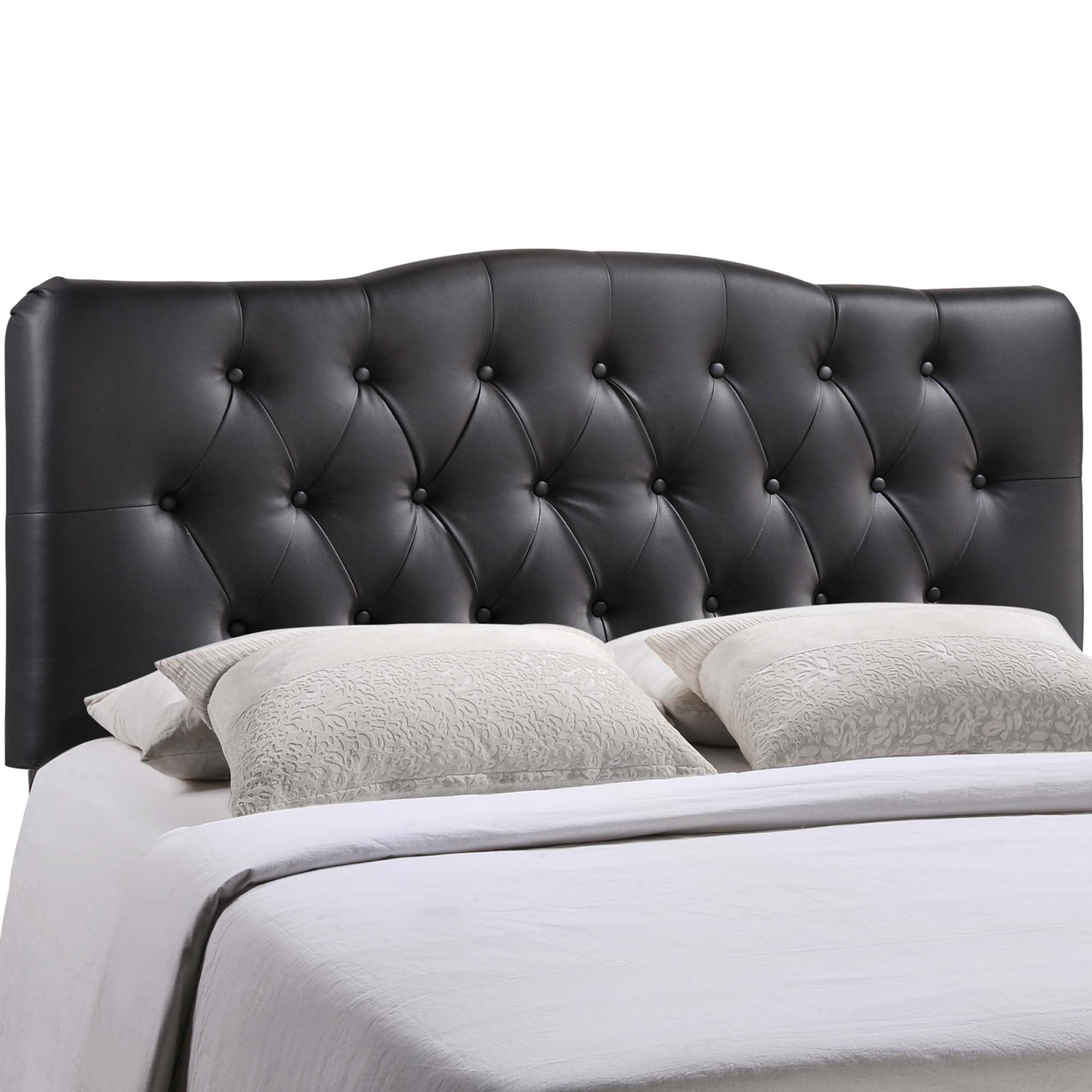 Annabel King Upholstered Vinyl Headboard