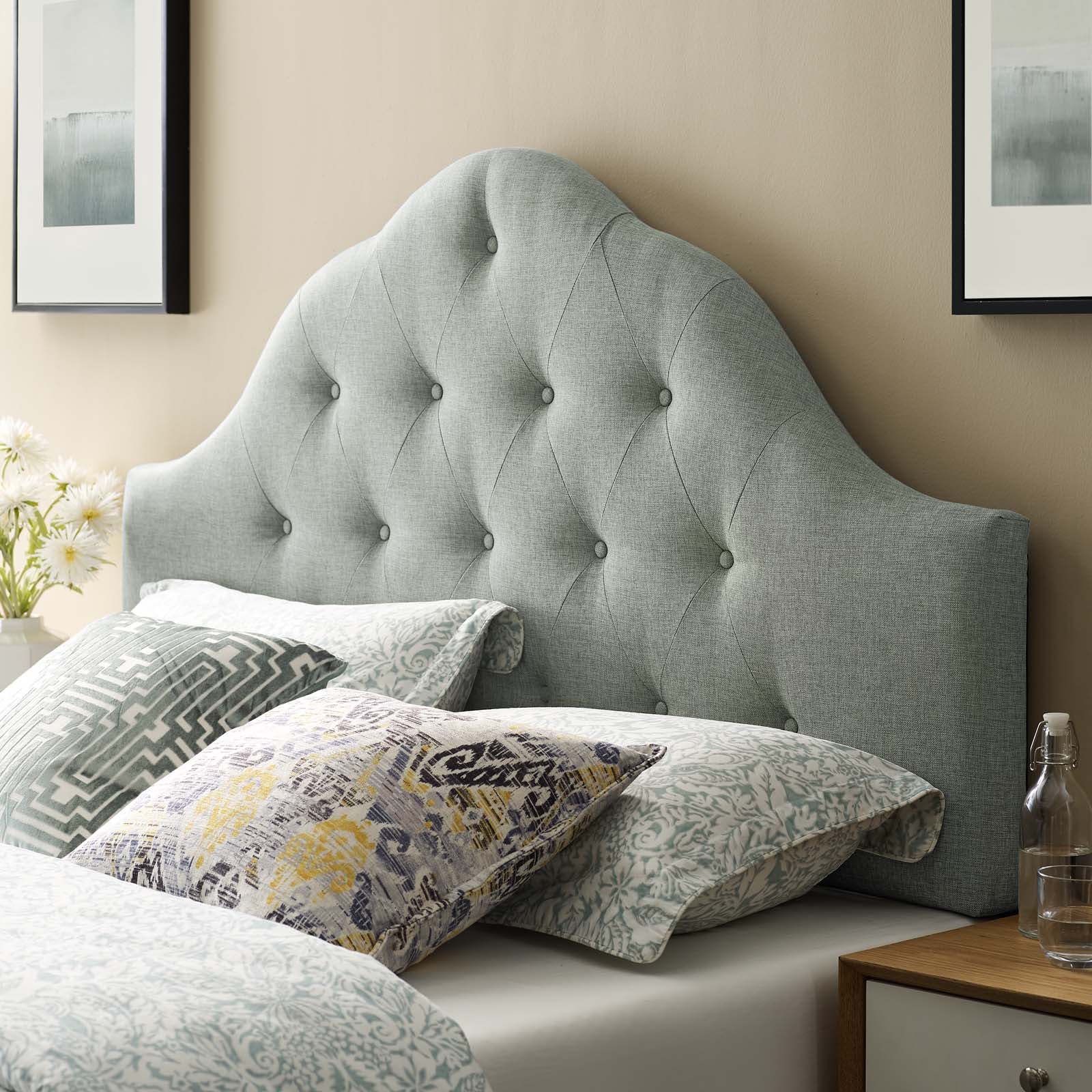 Sovereign Full Upholstered Fabric Headboard