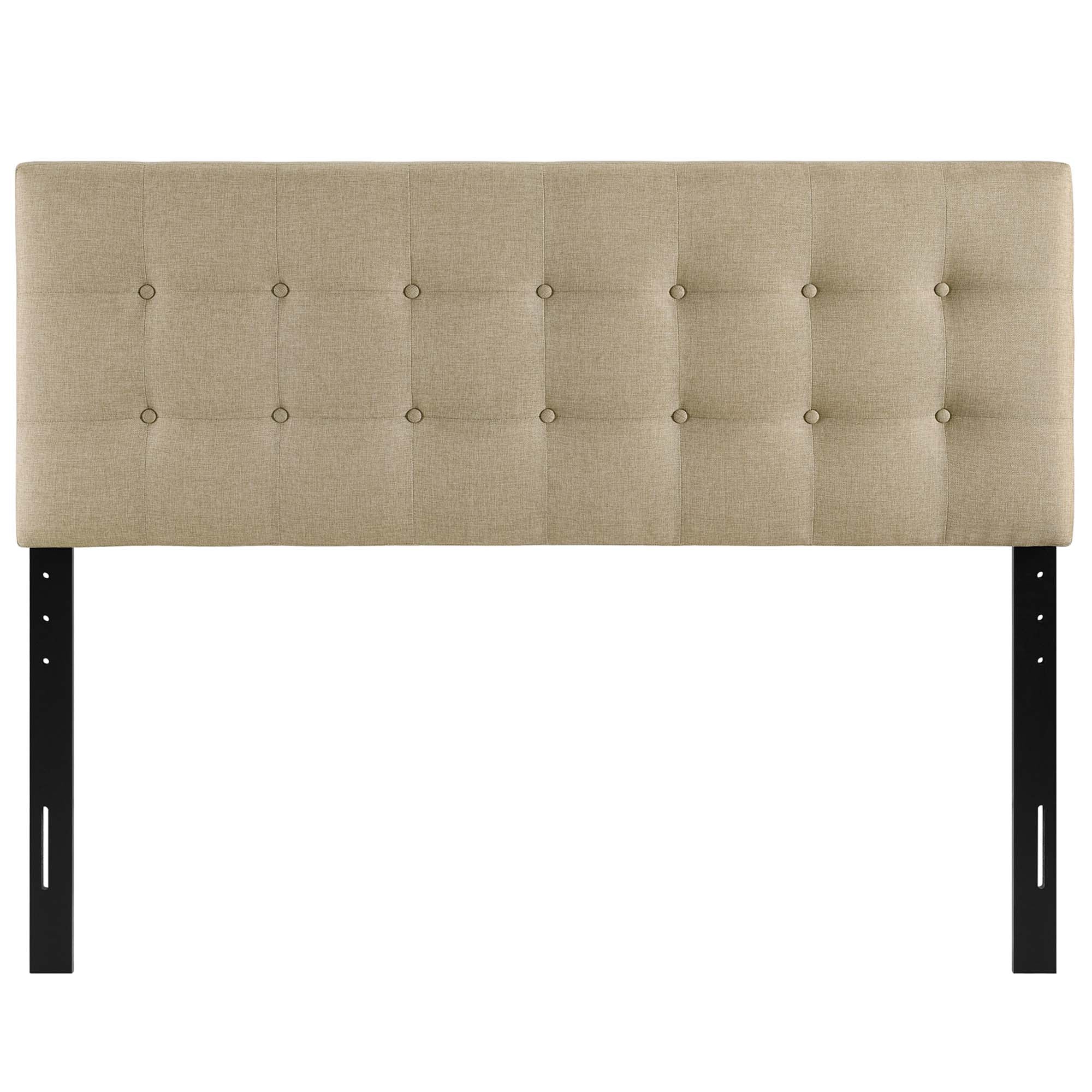 Emily Queen Upholstered Fabric Headboard