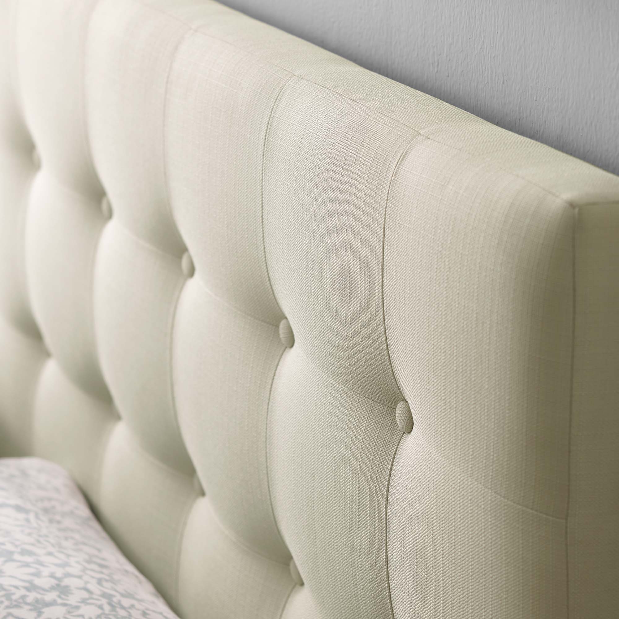 Emily Full Upholstered Fabric Headboard