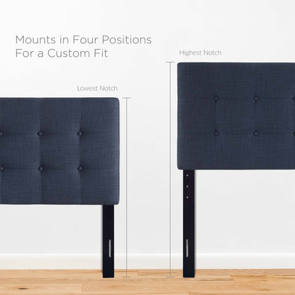 Emily Full Upholstered Fabric Headboard