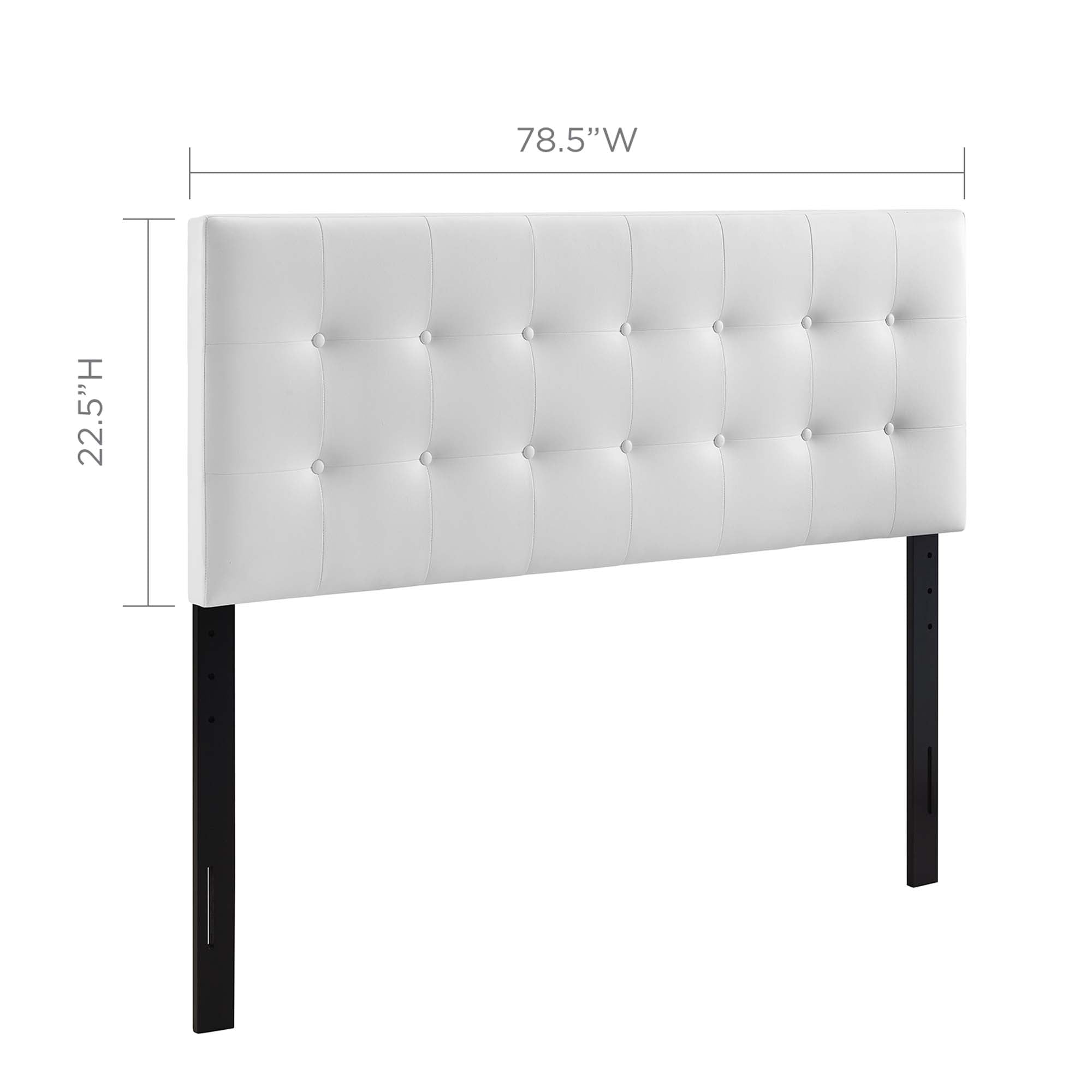 Emily King Upholstered Vinyl Headboard