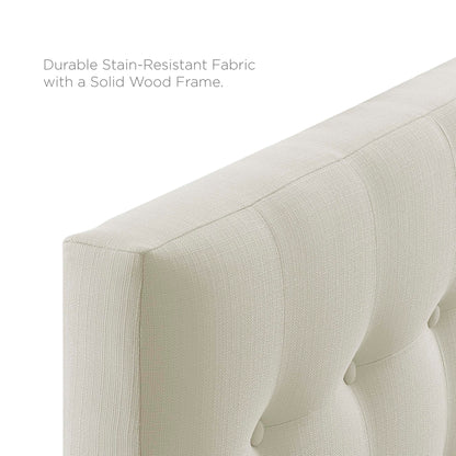 Emily Twin Upholstered Fabric Headboard