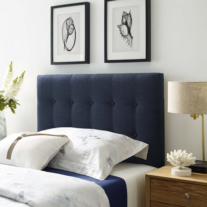 Emily Twin Upholstered Fabric Headboard