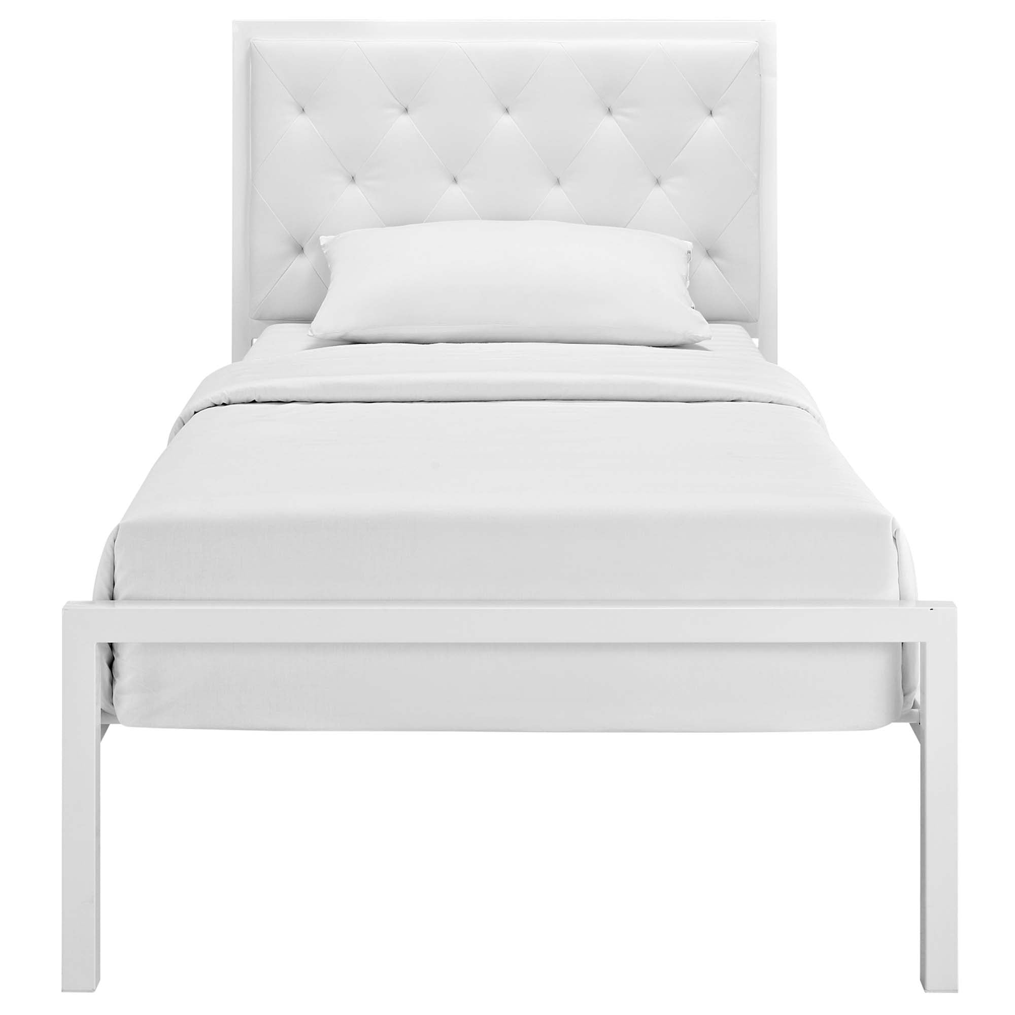 Mia Twin Vinyl Bed