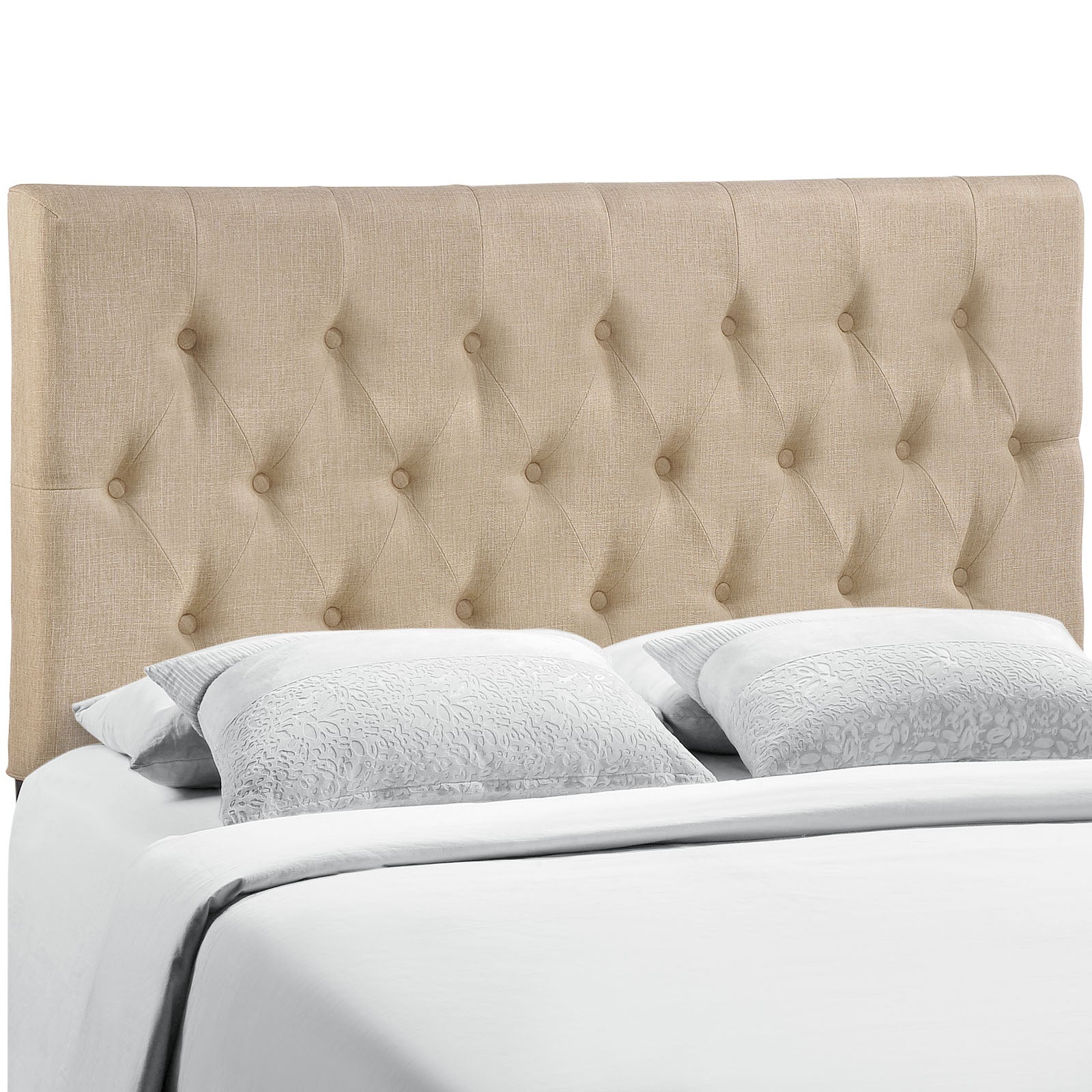 Clique Queen Upholstered Fabric Headboard