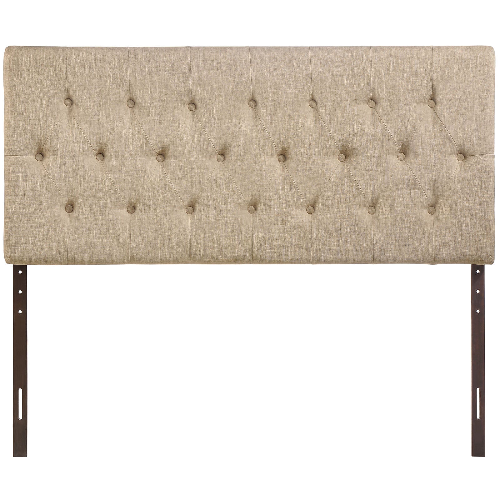 Clique Queen Upholstered Fabric Headboard