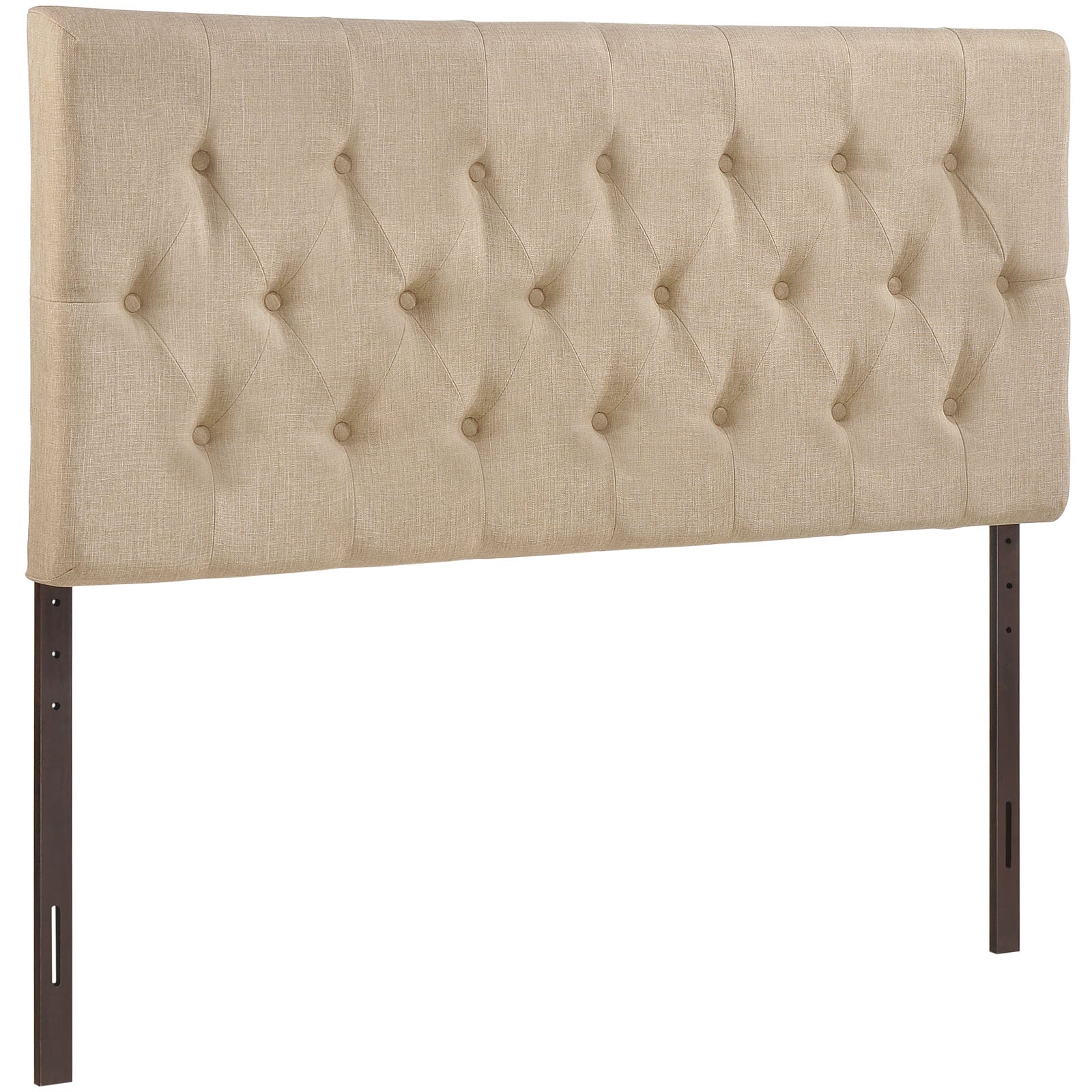 Clique Queen Upholstered Fabric Headboard