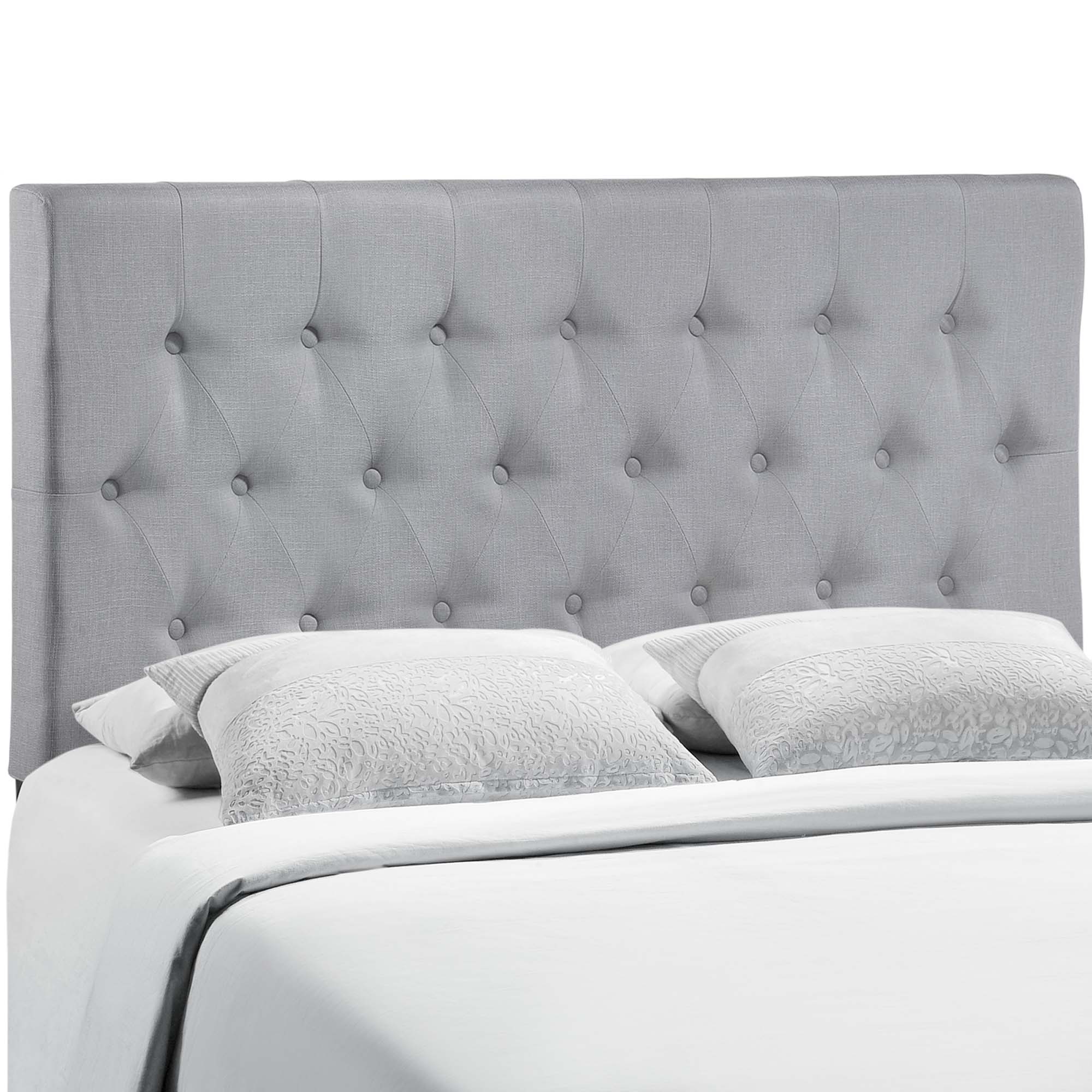 Clique King Upholstered Fabric Headboard