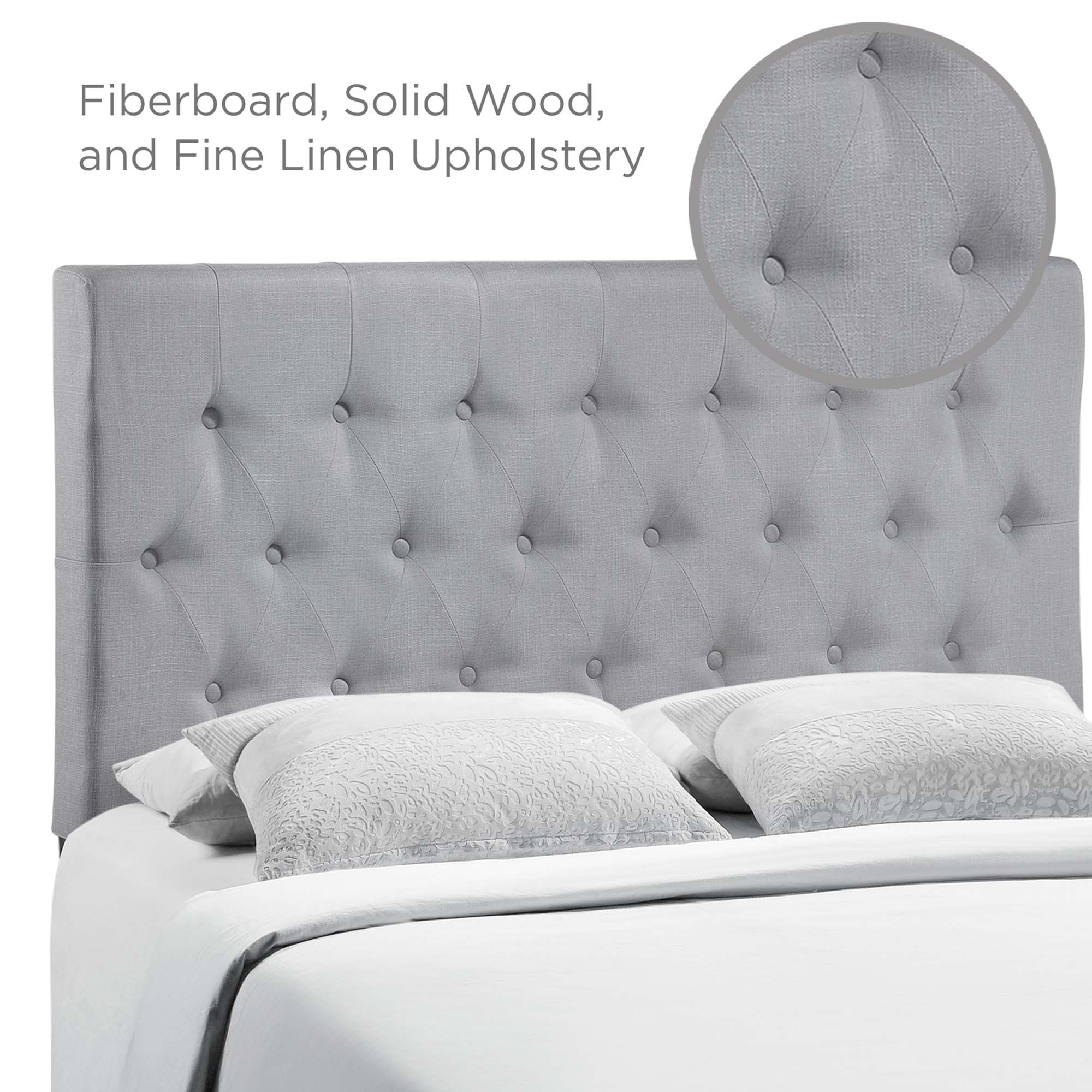 Clique Full Upholstered Fabric Headboard