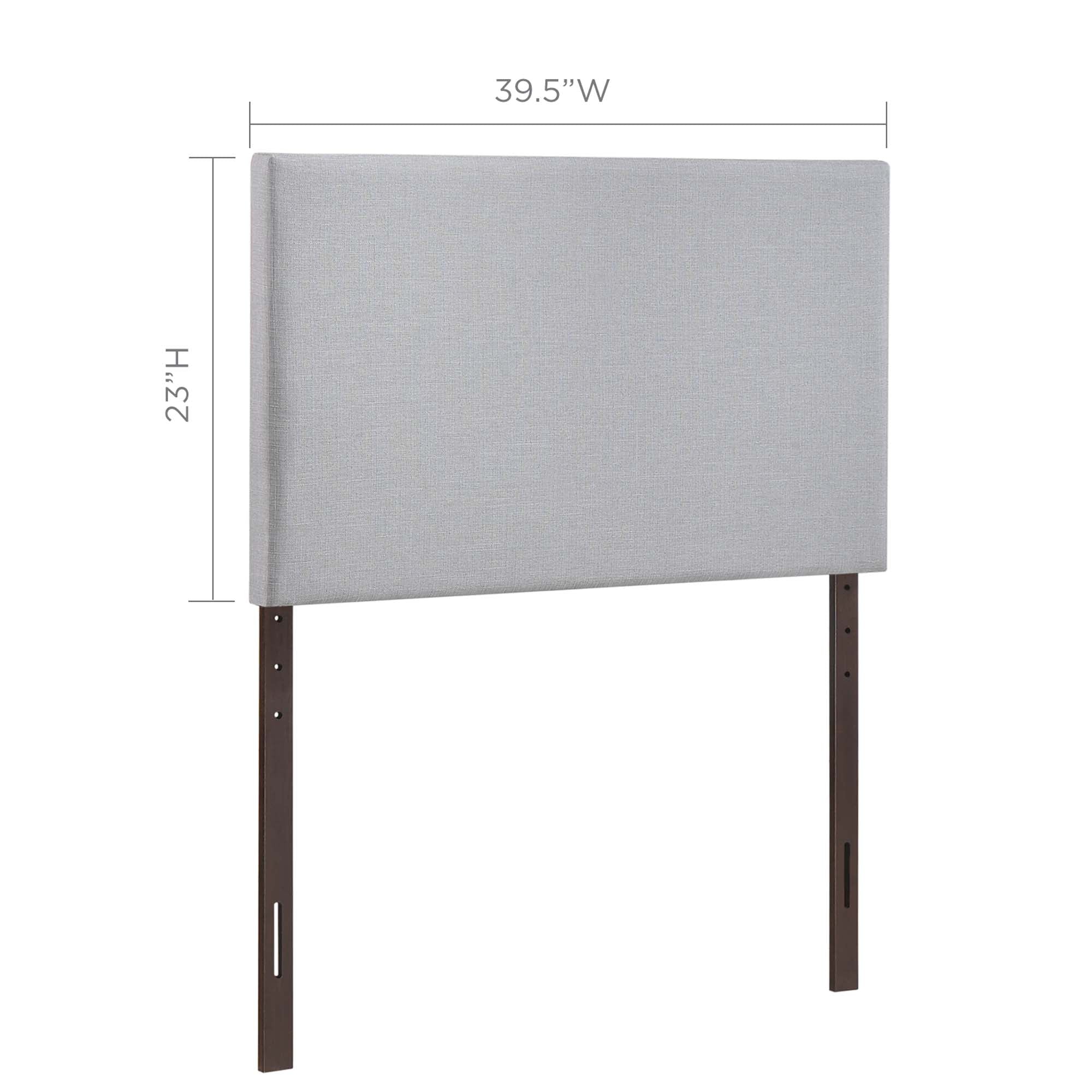 Region Twin Upholstered Fabric Headboard